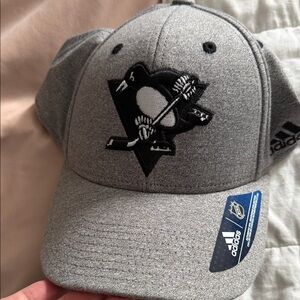 Adidas Gray Cap with Penguins Logo